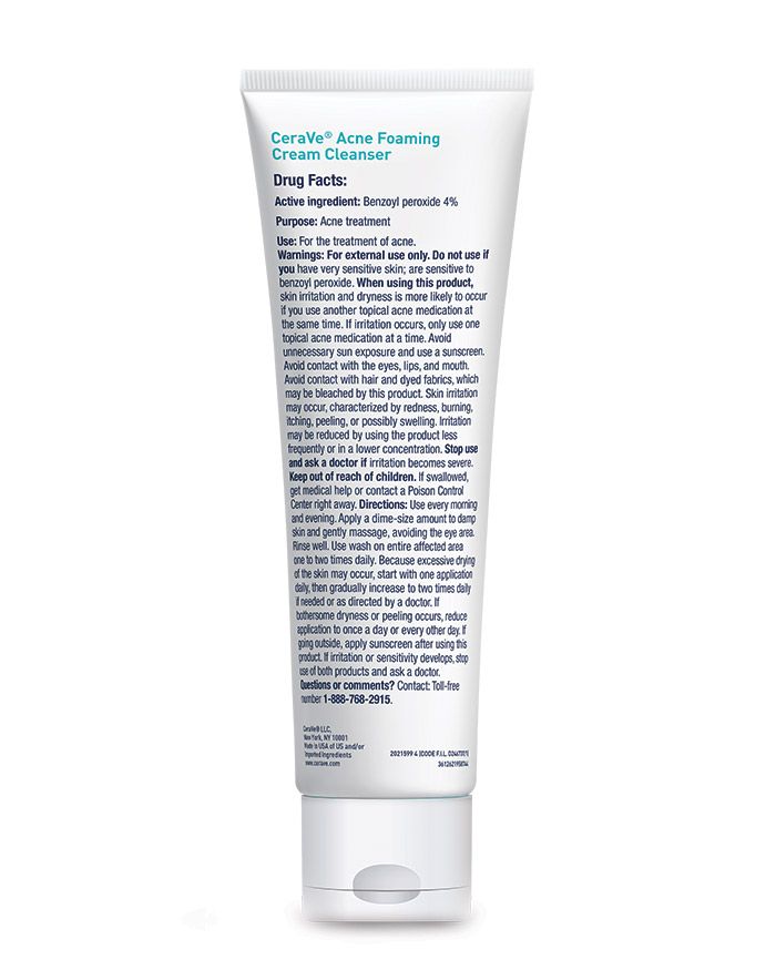 CeraVe Limpiador Crema Espumoso contra Acne 150ml