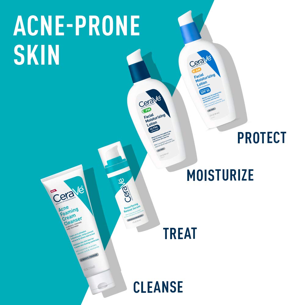 CeraVe Limpiador Crema Espumoso contra Acne 150ml