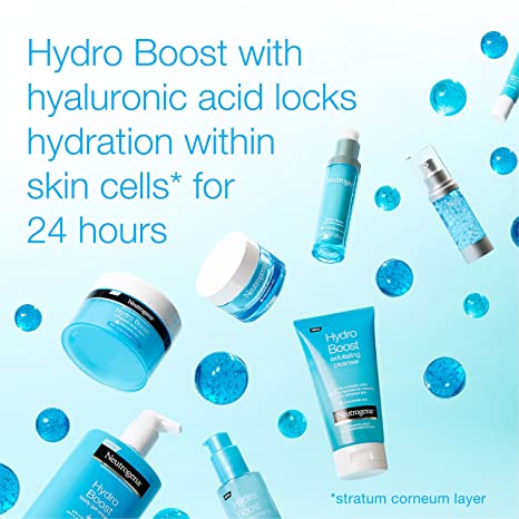 Neutrogena Hydro Boost Limpiador Gel de Agua y Removedor de maquillaje Piel Sensible