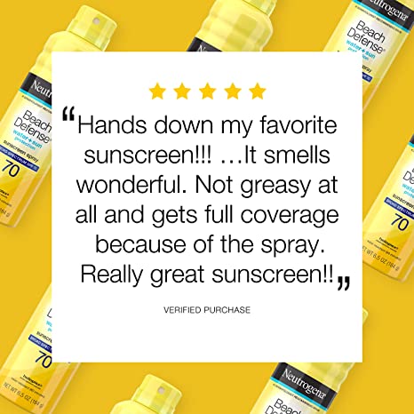 Neutrogena Beach Defense Protector 184g Solar de Playa Spray SPF70