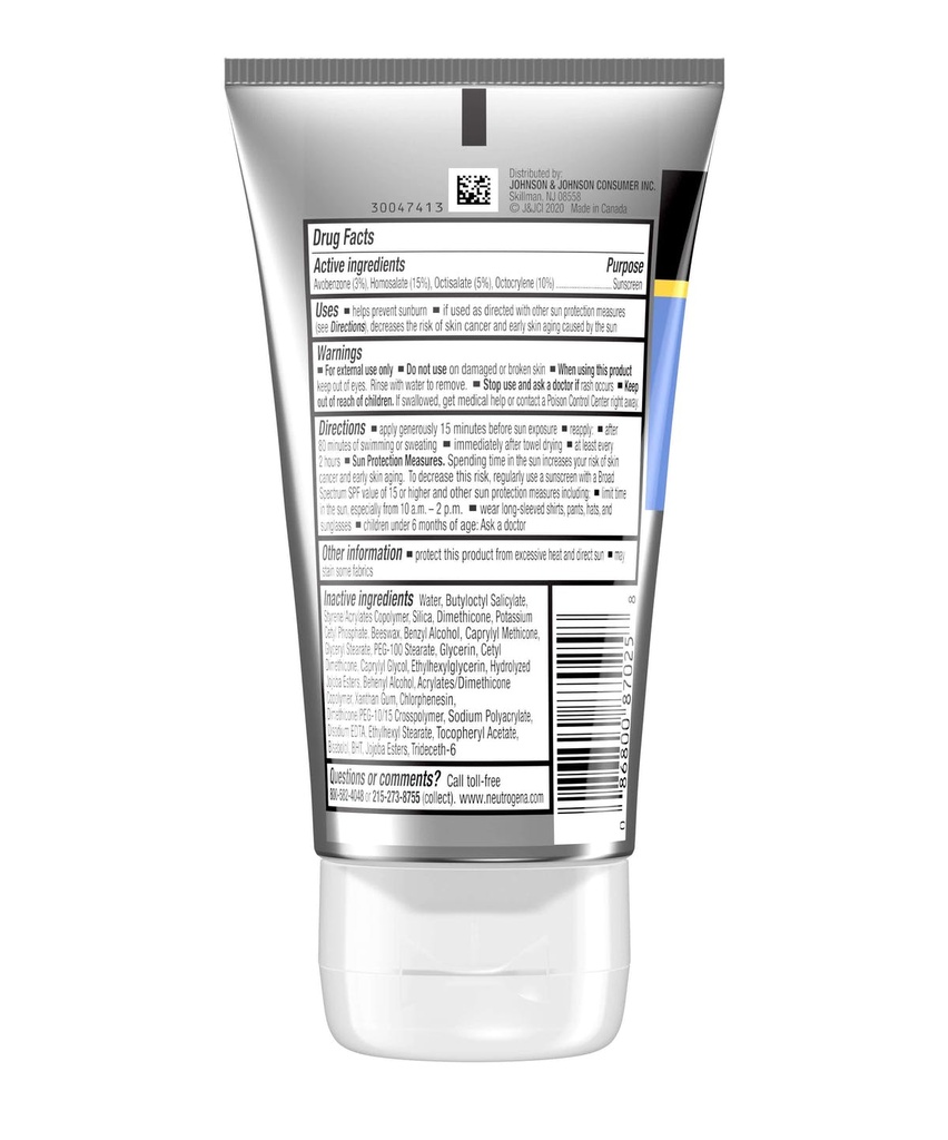 Neutrogena Sport Face Protector Solar Facial Libre Aceite Locion SPF70