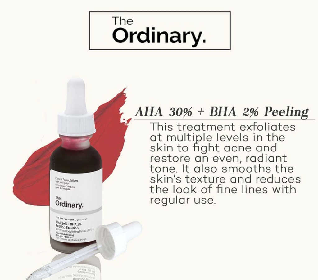 The Ordinary AHA 30% + BHA 2% Peeling Solution | Sérum exfoliante 30ml