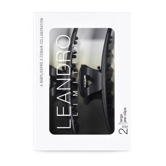 Leandro Limited Large Jaw Clips l Sujetadores Cabello 2 Piezas