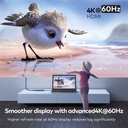 VAVA USB C Hub 8 en 1 4K HDMI, 3 USB, 2USB-C, Tarjeta SD