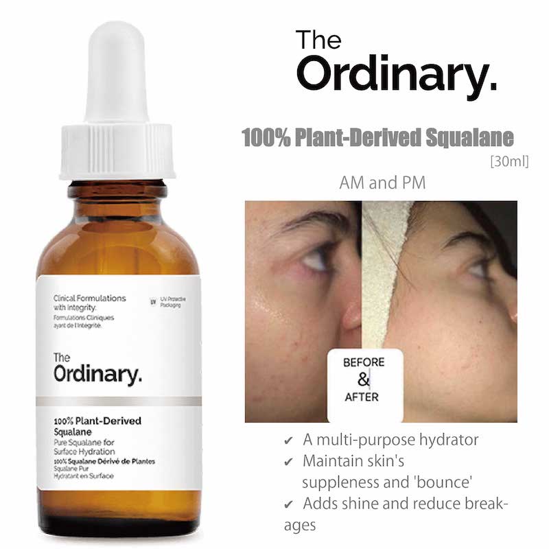 The Ordinary 100% Plant-Derived Squalane | Hidratante Escualano 30ml