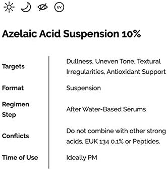The Ordinary Azelaic Acid Suspension 10% | Gel Cremoso Iluminador 30ml