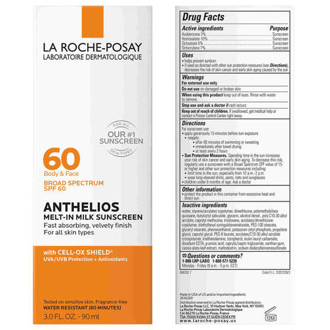 La Roche Posay Anthelios Melt-In Milk Protector Solar SPF 60 90ml