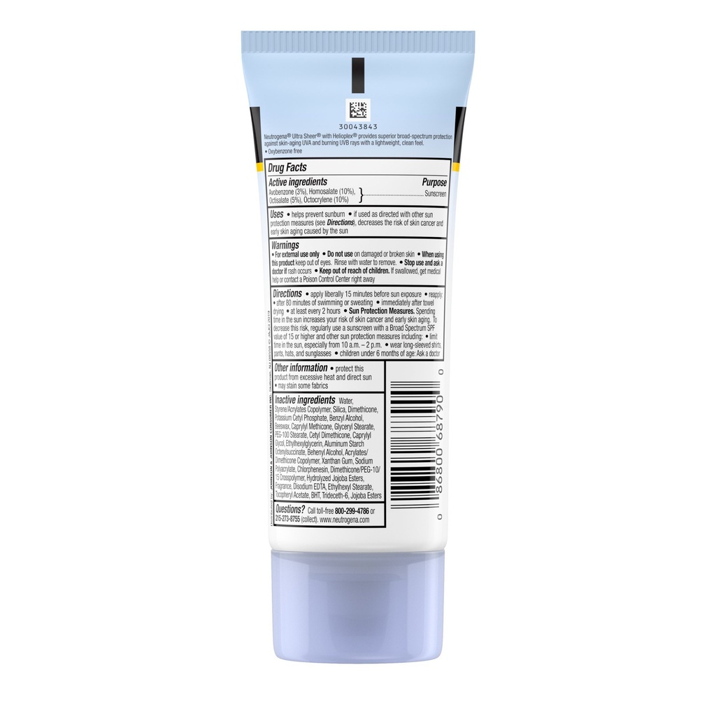 Neutrogena Ultra Sheer Dry-Touch SPF 55 Protector Solar 88ml