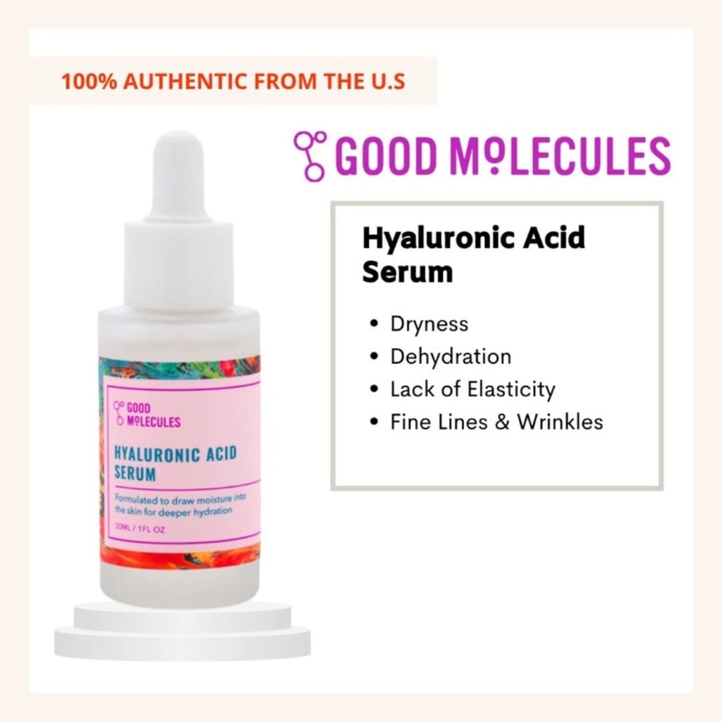 Good Molecules Hyaluronic Acid Serum | Suero Ácido Hialurónico 30ml