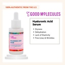 Good Molecules Hyaluronic Acid Serum | Suero Ácido Hialurónico 30ml
