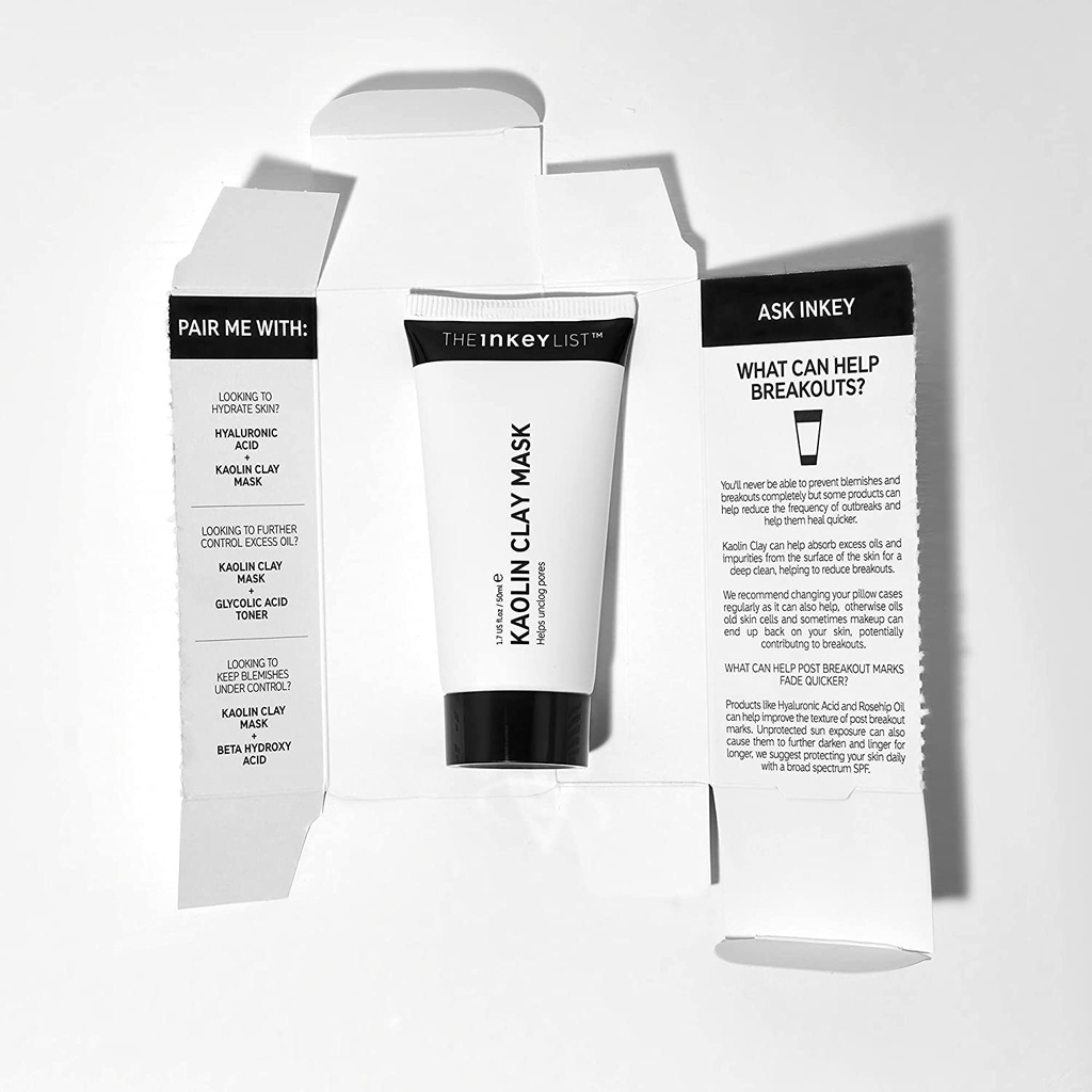 The Inkey List Kaolin Clay Mask Mascarilla 50ml