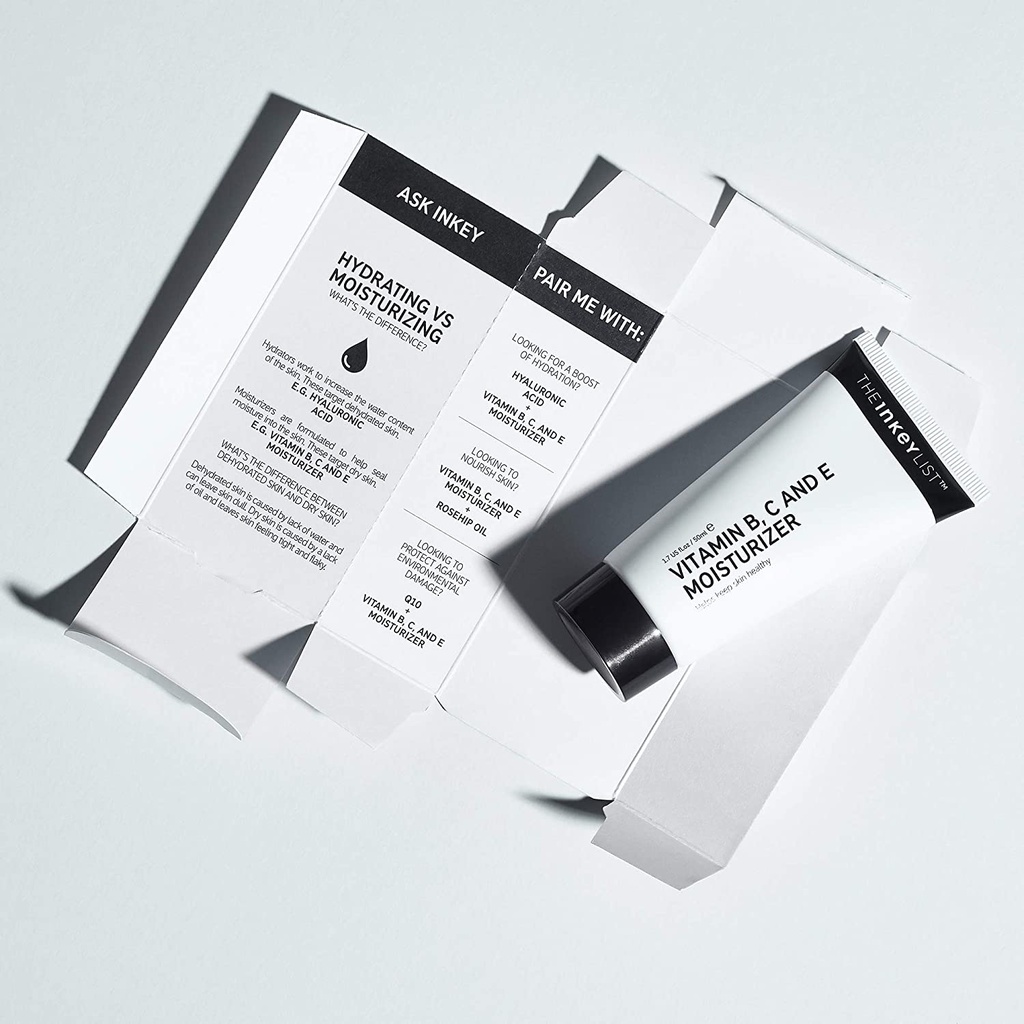 The Inkey List Vitamin B, C, E Moisturizer | Crema Hidratante 50ml
