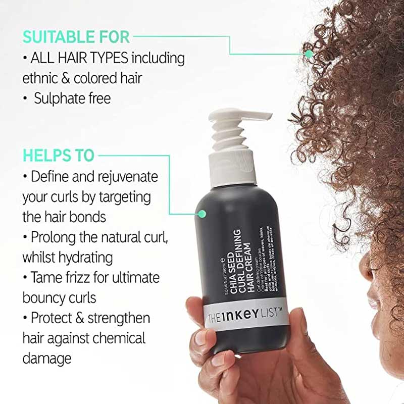 The Inkey List Chia Seed Curl Hair l Semilla Chia Cabello 150ml