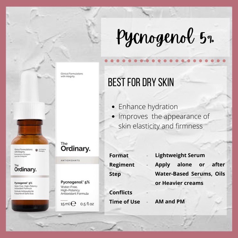 The Ordinary Pycnogenol 5% | Sérum Antioxidante Vegetal 15ml