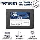 Disco Duro Solido Patriot P210 512GB Sata 3