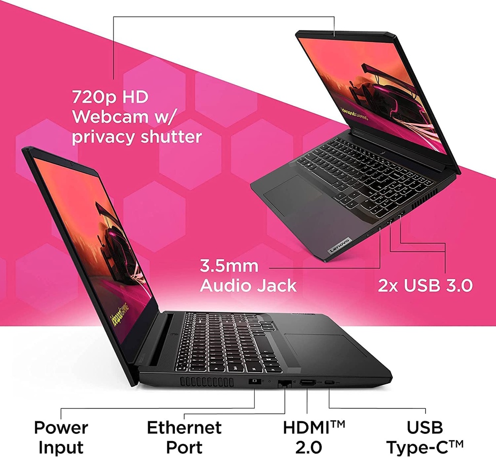 Laptop Lenovo IdeaPad Gaming 3 Ryzen 5 5600H RTX 3050TI 8GB 256SSD