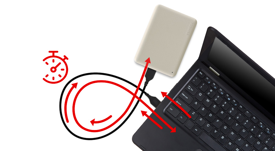 Disco Duro Externo 4TB Toshiba Canvio Advance Plus HDD