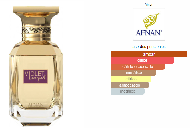 Afnan Violet Bouquet Dama EDP 90ml