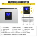 Inversor Hibrido Solar 3KVA 2400W 24VDC a 110V PWM 50A