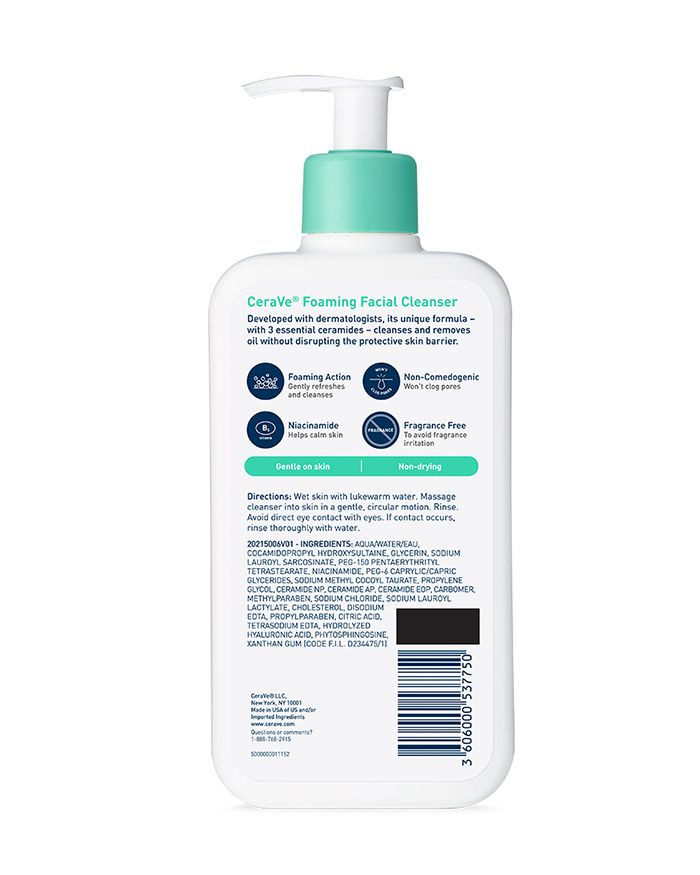 CeraVe Limpiador Espumoso piel normal a grasa 473ml