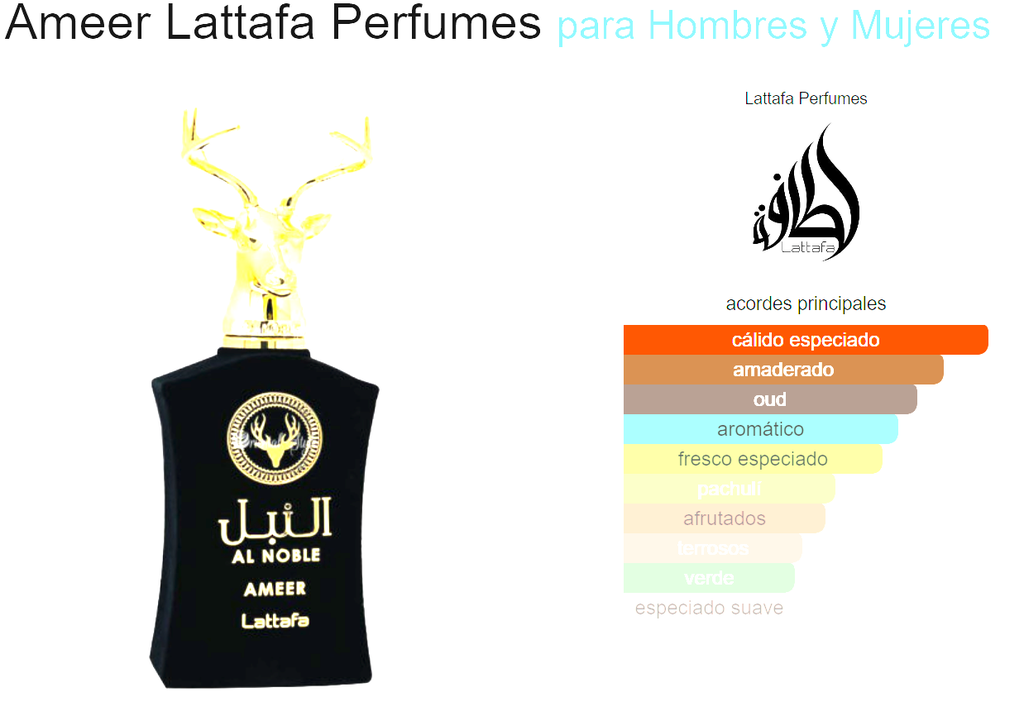 Lattafa Al Noble Ameer Caballero EDP 100ml