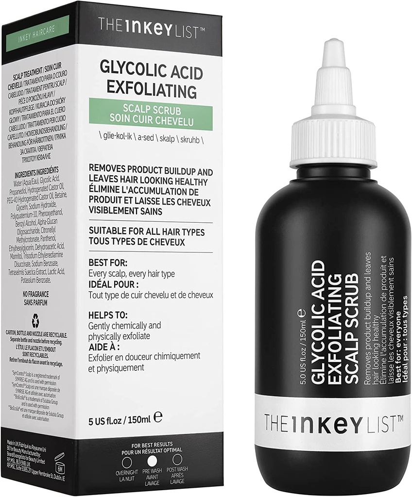 The Inkey List Glycolic Acid Exfoliating Scalp Scrub 150ML
