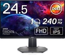 Monitor Dell S2522HG FHD de 24,5 pulgadas (1920x1080, 240Hz, IPS, 1ms, AMD FreeSync, 99% sRGB, 2x HDMI)