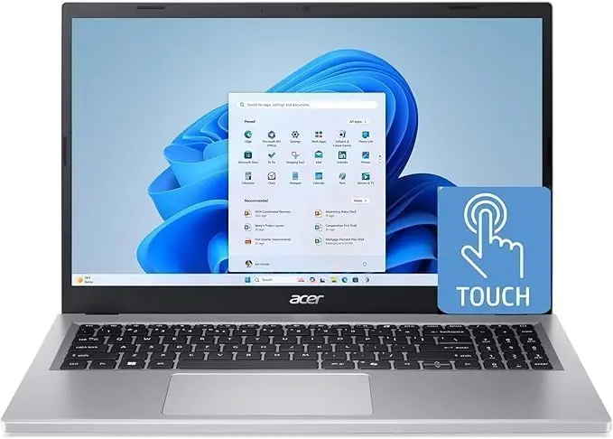 Laptop Acer Aspire Go 15.6 Tactil Ryzen 5 7520 8GB DDR5 512GB SSD Color Pure Silver NUEVO 