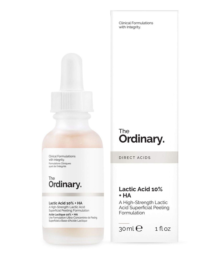 The Ordinary Lactic Acid 10% + HA | Sérum Exfoliante 30ml