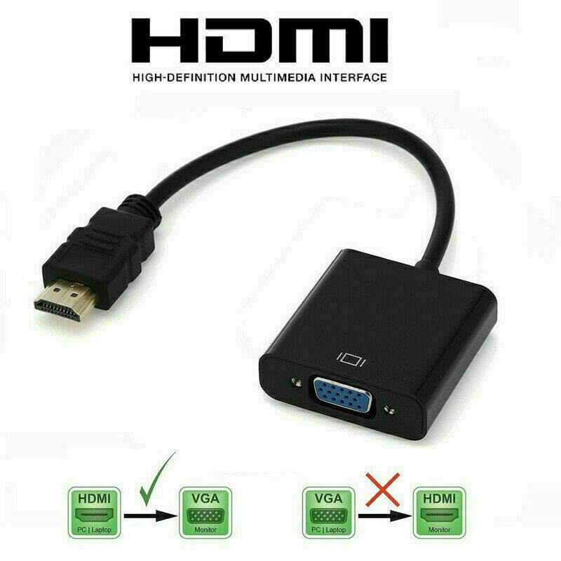 Adaptador Convertidor HDMI a VGA