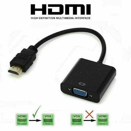 [HDMIaVGA] Adaptador Convertidor HDMI a VGA