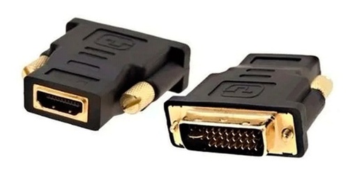 [HDMIaDVIMacho] Adaptador Convertidor HDMI Hembra a DVI macho 24+1 pines