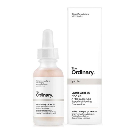 [TheOrdinaryLacticAcid5%HA30ml] The Ordinary Lactic Acid 5% + HA | Sérum Exfoliante 30ml