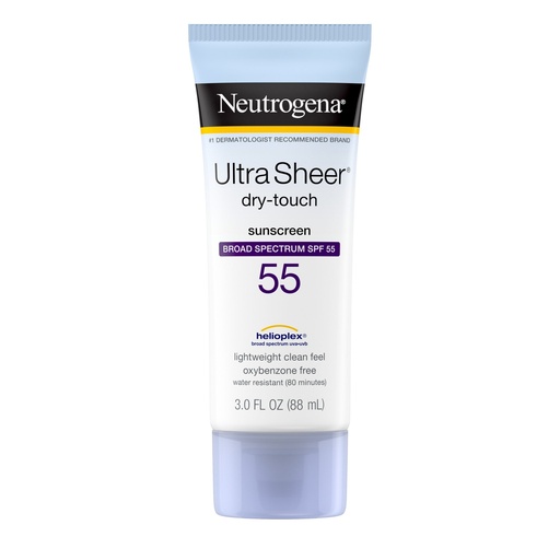 [NeutroGena_UltraSheer_ProtectorSolar_SPF55_88ml] Neutrogena Ultra Sheer Dry-Touch SPF 55 Protector Solar 88ml