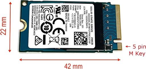 [KioxiaSSD_256GB_2242] Kioxia SSD NVME 256GB 2242 42mm