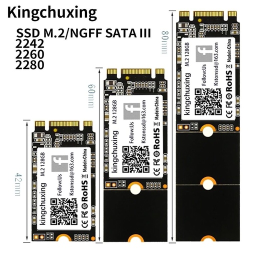[KingChuxing_NGFF_SSD_M2_256GB_2242_2280_2260] KingChuxing SSD M.2 NGFF 256GB Sata III 2280 2242 2260