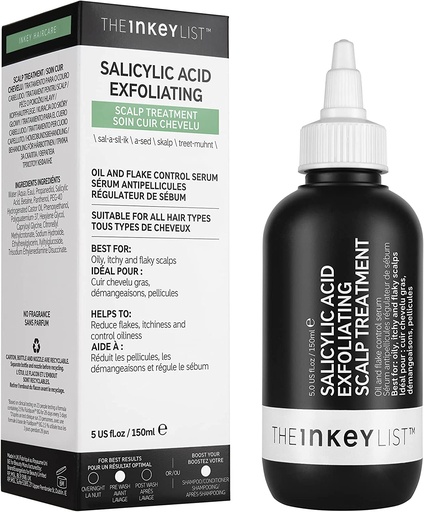 [TheInkeyListsSalicylicAcidScalpHair150ml] The Inkey List Salicylic Acid Exfoliating Scalp Treatment 150ml