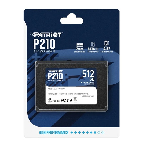 [PatriotP210SSD_512GB] Disco Duro Solido Patriot P210 512GB Sata 3