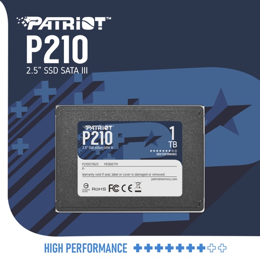 [PatriotP210SSD_1TB] Disco Duro Solido Patriot P210 1TB Sata 3