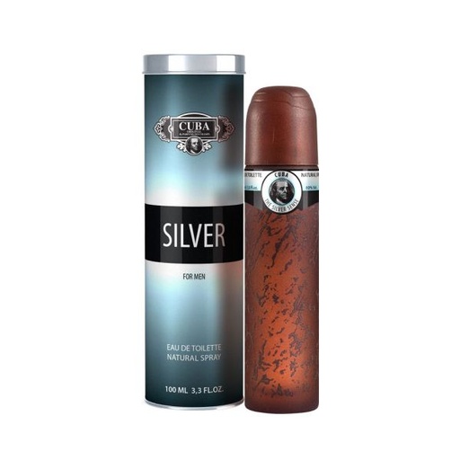 [CubaSilverCabEDT100ml] Cuba Silver Caballero EDT 100ml