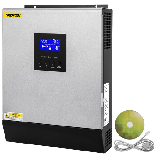 [PS3KVA-24V-110V-PWM] Inversor Hibrido Solar 3KVA 2400W 24VDC a 110V PWM 50A