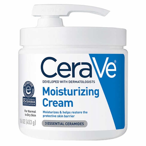 [CeraVeCreamMosD453] CeraVe Crema Hidratante Piel Normal a Seca

 Dispensador 453g