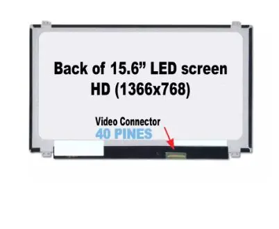 [Pantalla_Laptop_15.6_40_pines_con_Borde] Repuesto Pantalla Laptop 15.6 Con Borde 40 Pines 