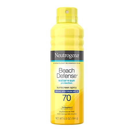 [NeutroBeach70S184] Neutrogena Beach Defense Protector  Solar de Playa Spray SPF70

184g