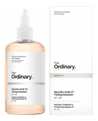 [TheOrdinaryTonic7%240] The Ordinary Glycolic Acid 7% Toning Solution | Solución Tónica 240ml